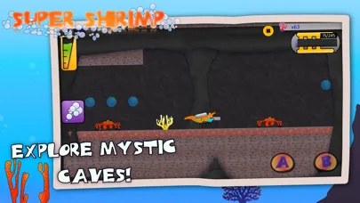 Zrzuty ekranu Super Shrimp: Ocean Platformer