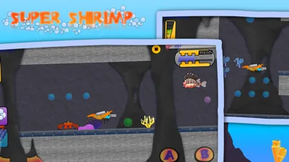 Zrzuty ekranu Super Shrimp: Ocean Platformer