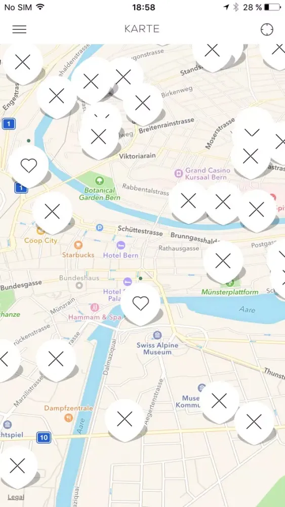 Ping Pong App Bern - Deine Sammlung öffentlicher Tische in der Stadt Screenshots