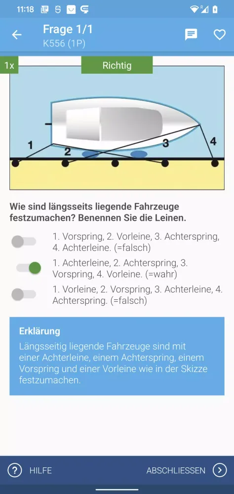 Bootstheorie SBF | SKS | Funk Screenshots