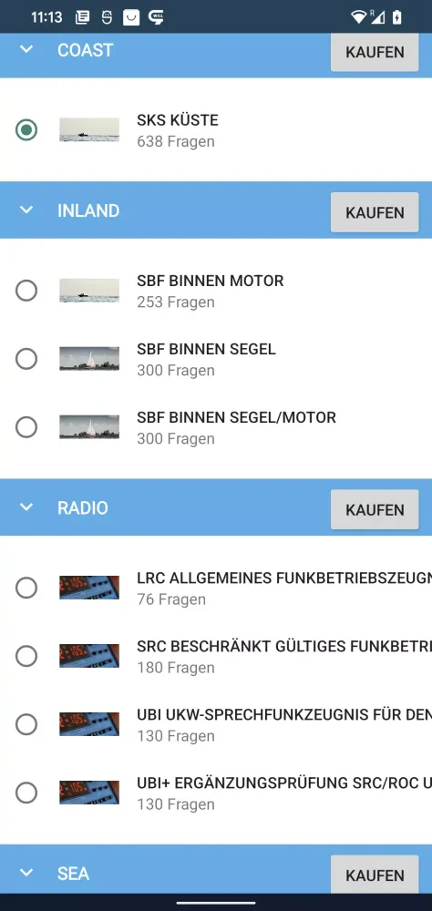 Bootstheorie SBF | SKS | Funk Screenshots
