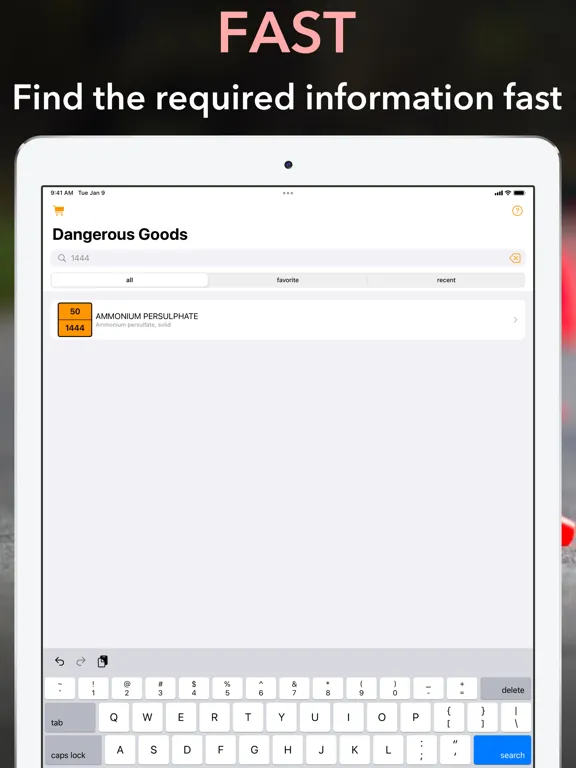 Dangerous Goods ADR 2021 iPad 應用截圖