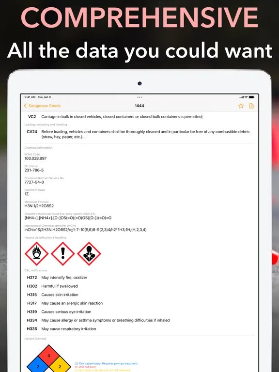 Dangerous Goods ADR 2021 iPad 應用截圖