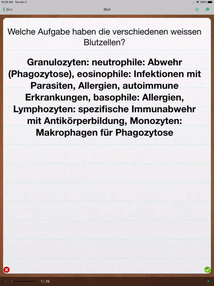 iCard Veterinärwissenschaft iPad 应用截图