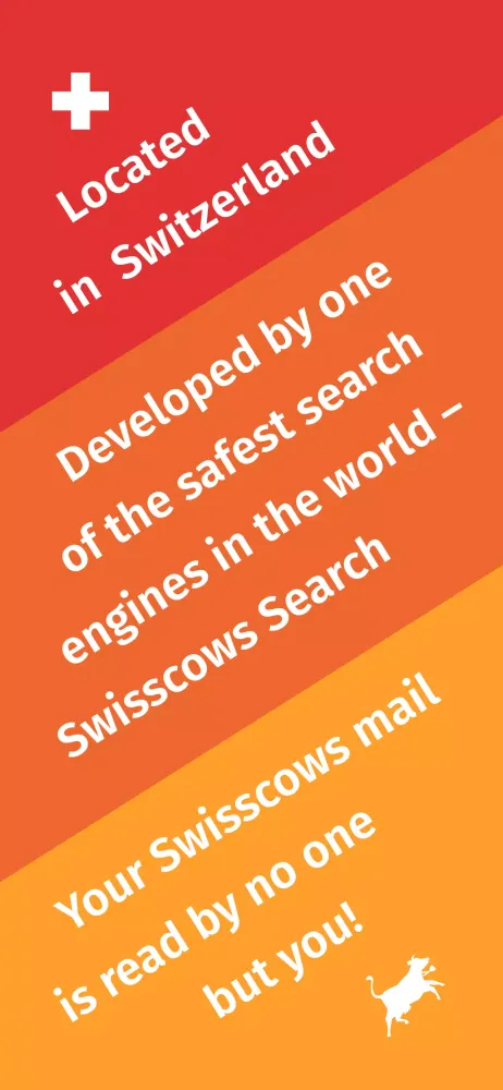Capturas de tela do Swisscows Email
