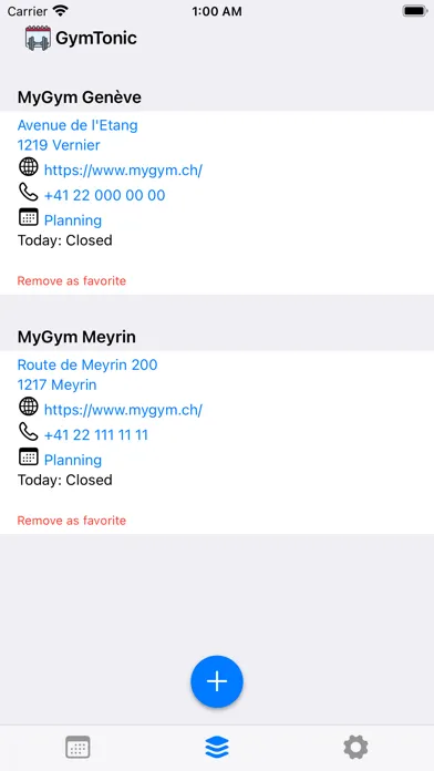 Screenshot di GymTonic - connected to gyms