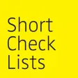 Short Check Lists Short Check Lists