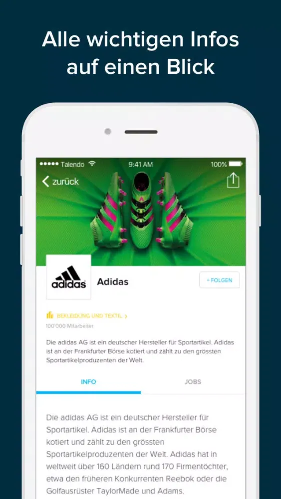 talendo: students job platform Screenshots