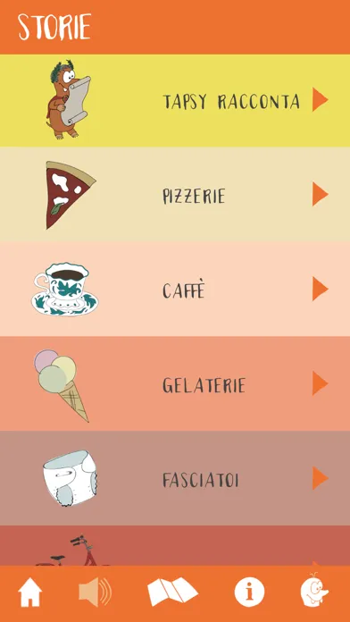 Tangkapan skrin La Mappa Parlante di Roma