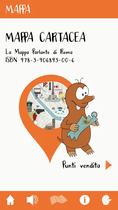 Tangkapan skrin La Mappa Parlante di Roma