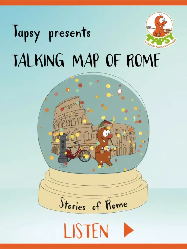 Tangkapan layar The Talking mApp of Rome iPad 