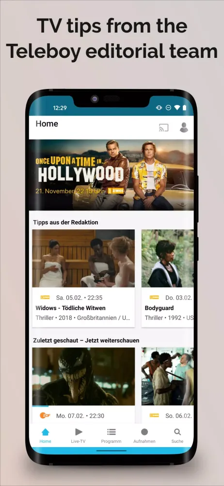 Teleboy TV Screenshots
