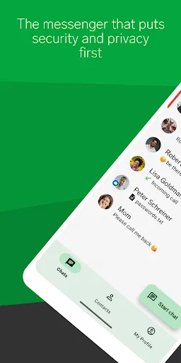 Threema. The Secure Messenger Screenshots