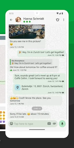 Threema. The Secure Messenger Screenshots