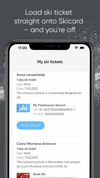Ảnh chụp màn hình của Ticketcorner Ski - ski tickets