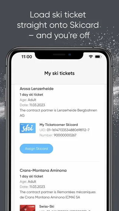 Ticketcorner Ski - ski tickets 스크린샷