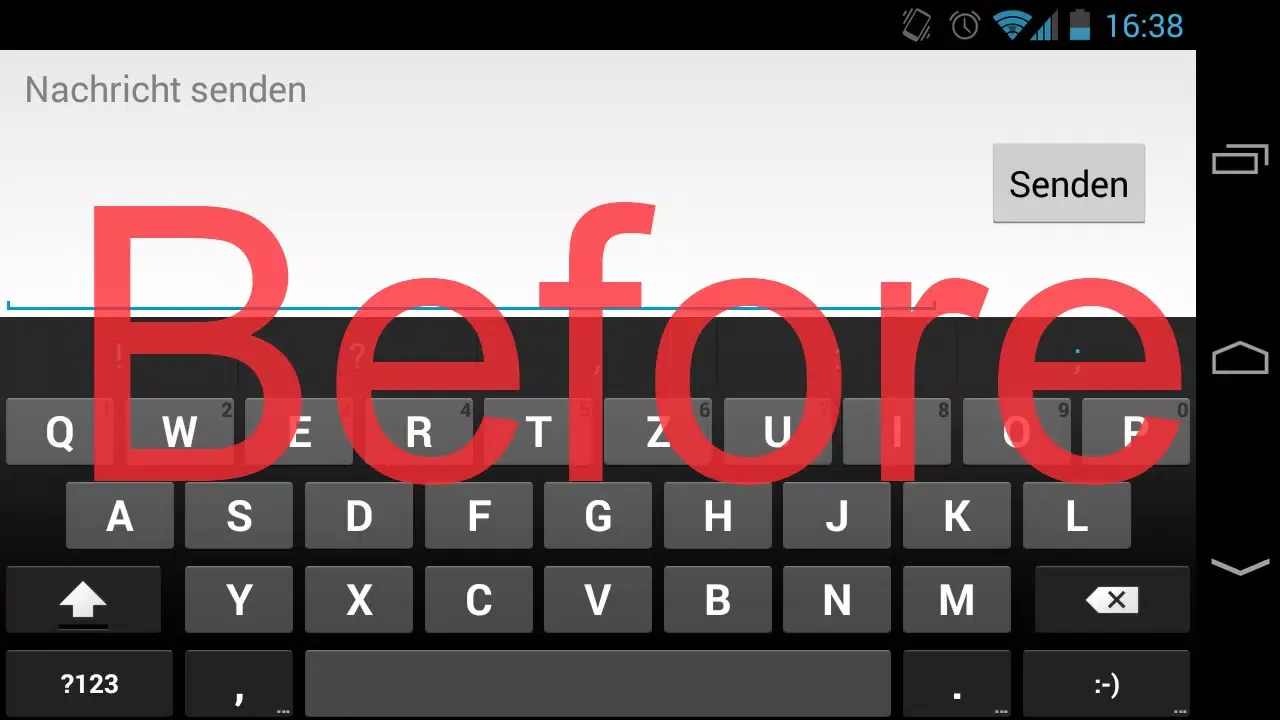 Capturas de pantalla de No Fullscreen Keyboard