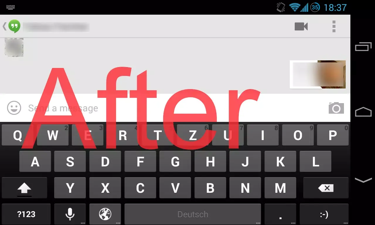 Capturas de pantalla de No Fullscreen Keyboard