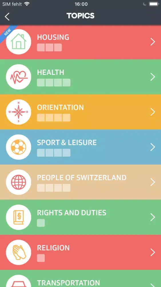 Captures d'écran de together - life in Switzerland