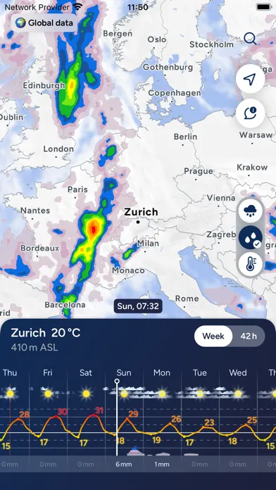 Capturas de pantalla de Fluid Meteo – Weather Forecast