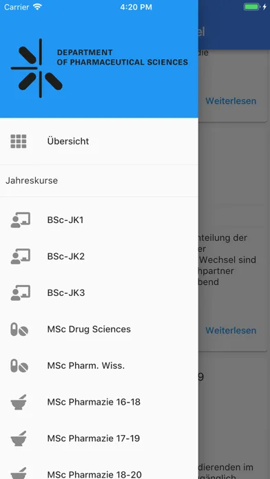 Pharmablog Universität Basel স্ক্রিনশট