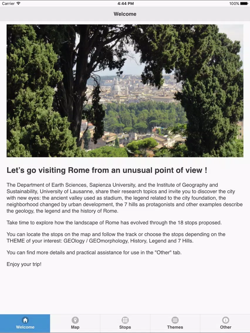 Zrzuty ekranu GeoGuide Rome iPad 