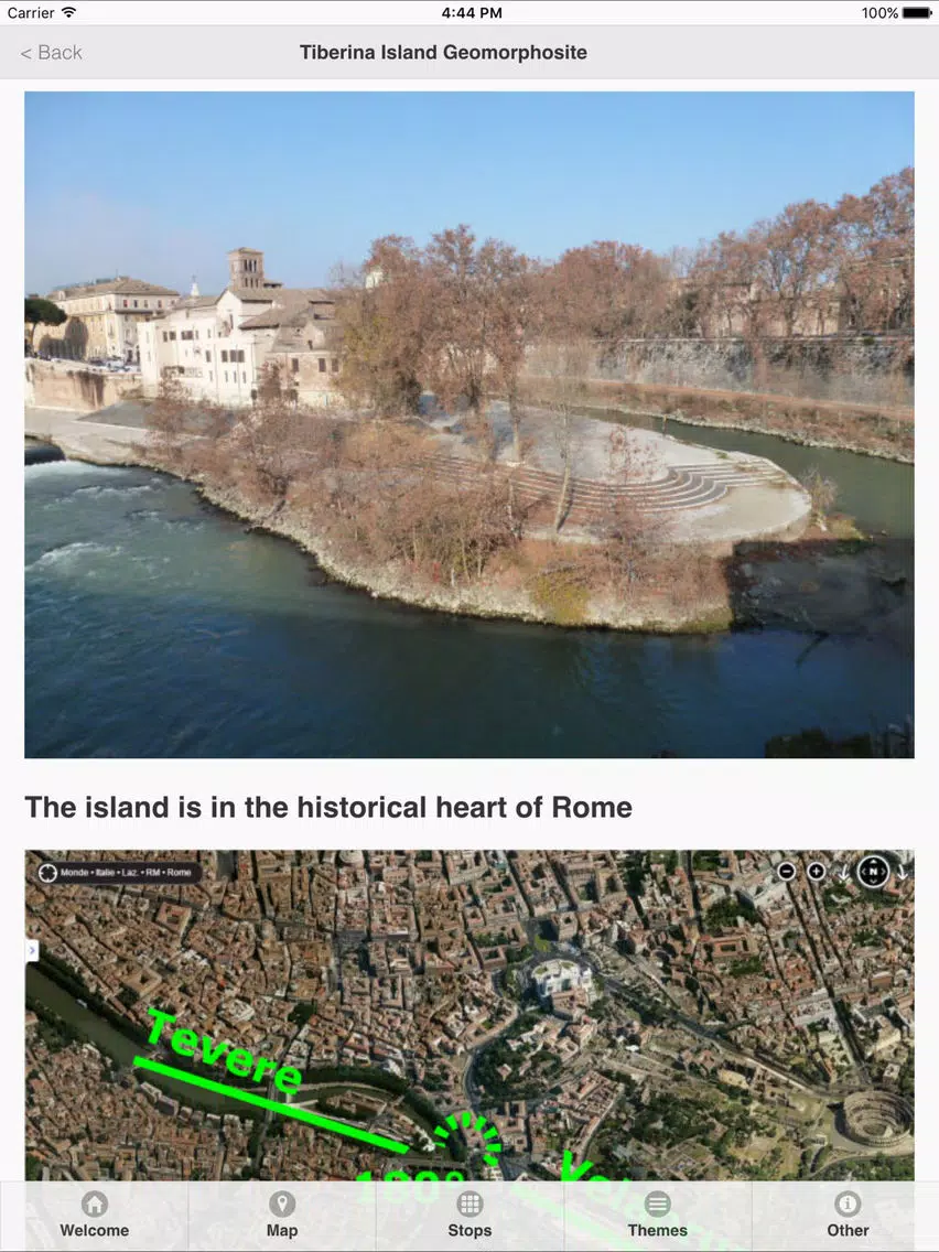 Zrzuty ekranu GeoGuide Rome iPad 