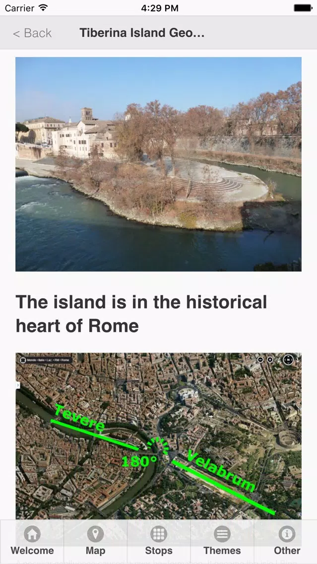 Zrzuty ekranu GeoGuide Rome