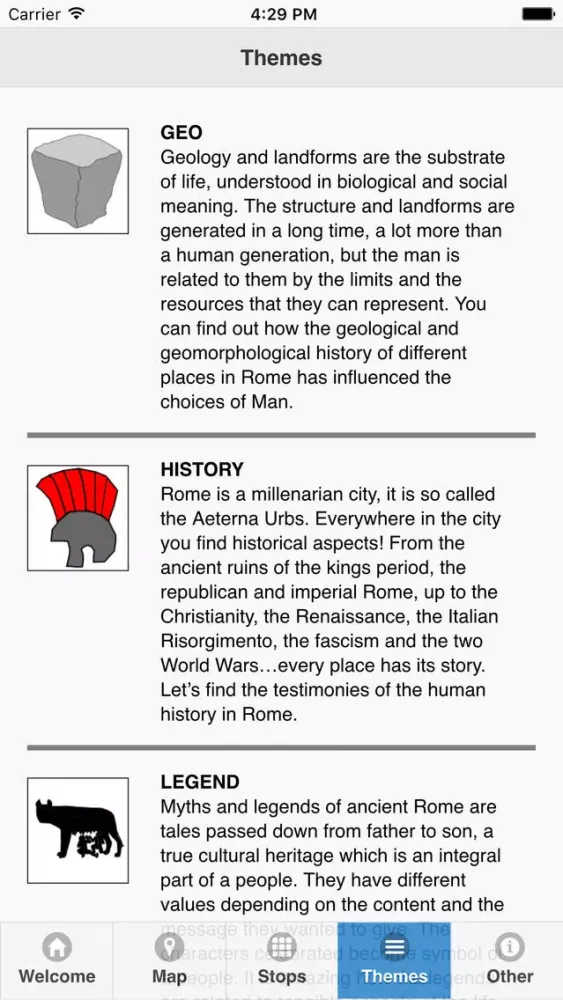 GeoGuide Rome Screenshots