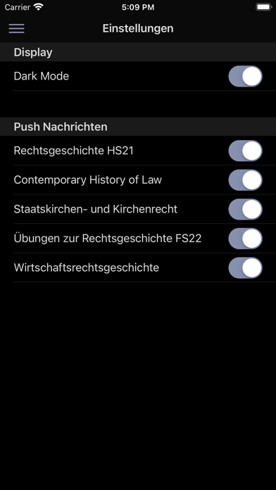 Legal History Screenshots