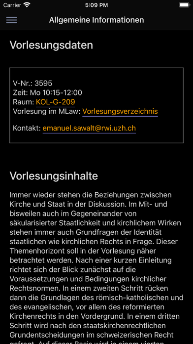 Legal History Screenshots