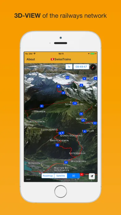 SwissTrains應用截圖
