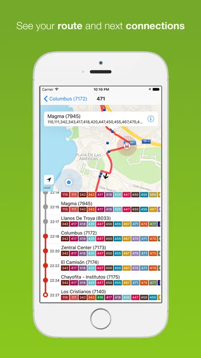 Ảnh chụp màn hình của Tenerife Public Transport