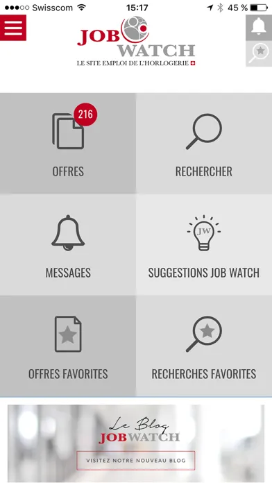Job Watch - Emplois horlogers Screenshots