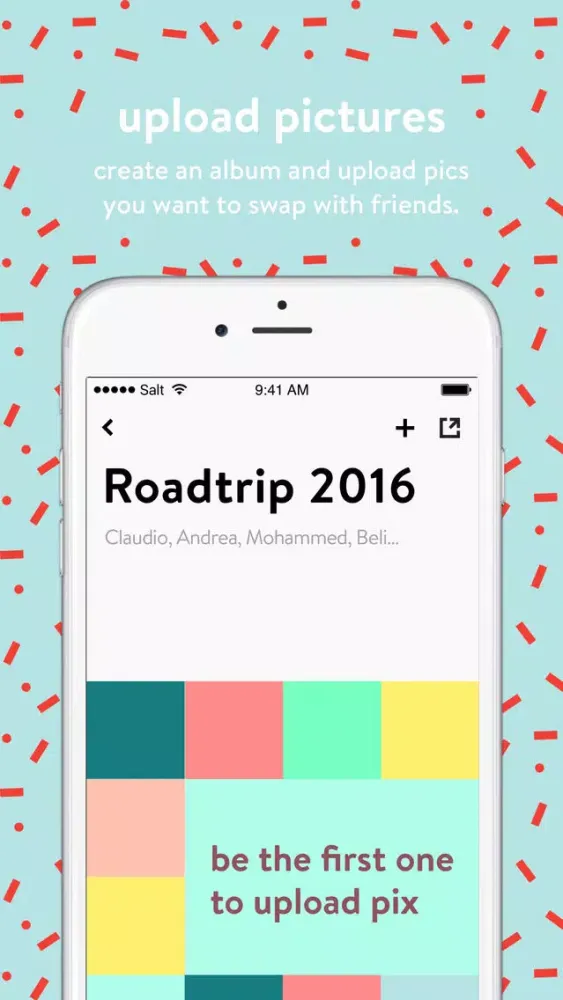 Скриншоты swapp - sharing memories simplified