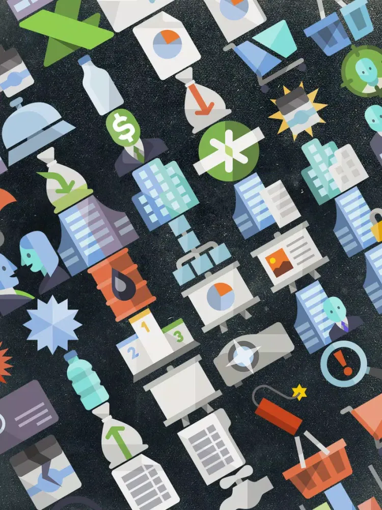 Business Flatstickers iPad  سکرین شاٹس