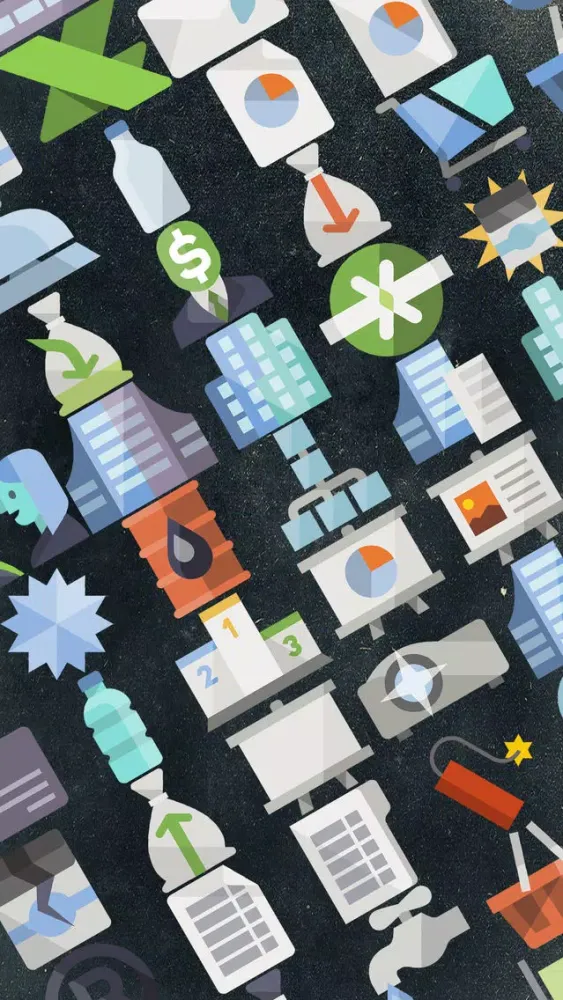 Business Flatstickers سکرین شاٹس