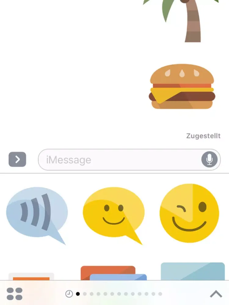 Capturas de tela do Chat Flatstickers iPad 