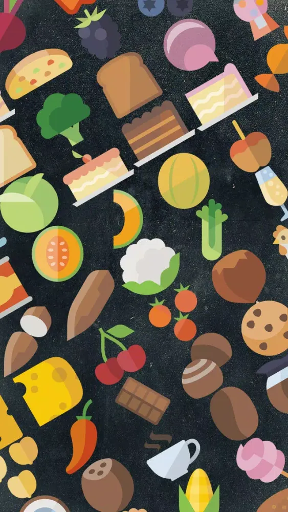 تصاویر Food Flatstickers