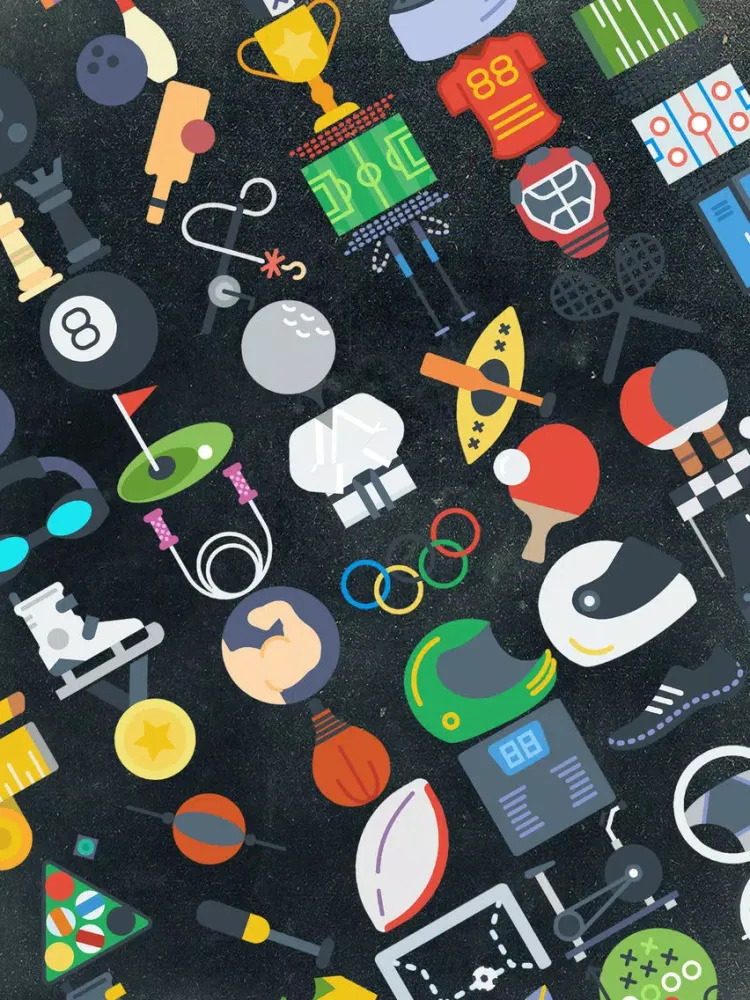 Sports Flatstickers iPad 应用截图