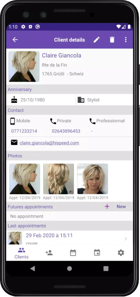 MySalon स्क्रीनशॉट