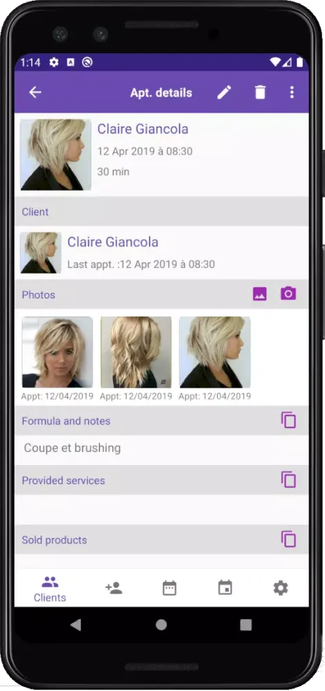 MySalon स्क्रीनशॉट