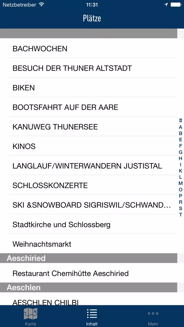 Ảnh chụp màn hình của Thunersee Guide