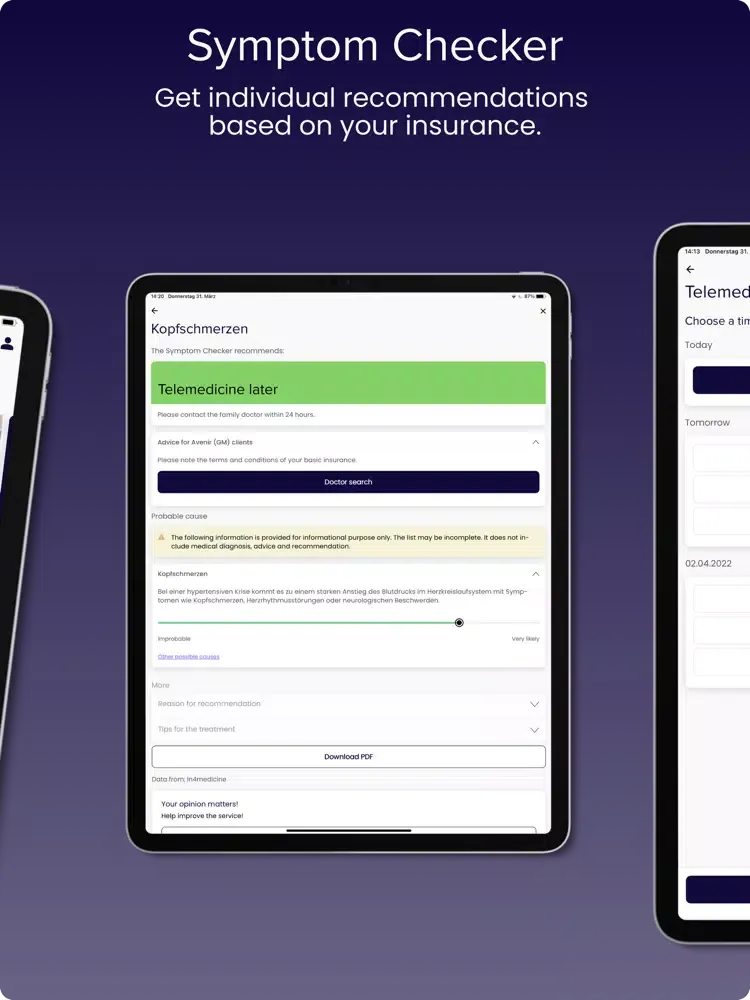 Well. Your health – digitally iPad  Ekran Görüntüleri