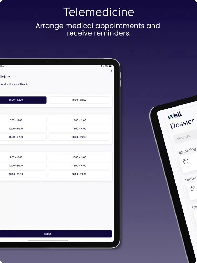Well. Your health – digitally iPad  Ekran Görüntüleri