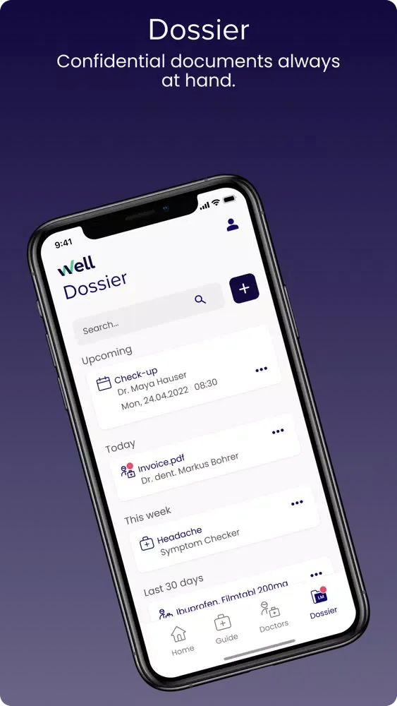 Well. Your health – digitally Ekran Görüntüleri