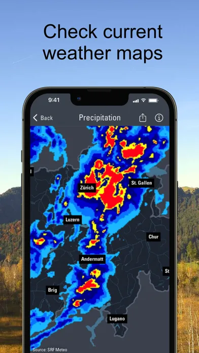 Weather Alarm: Switzerland 스크린샷