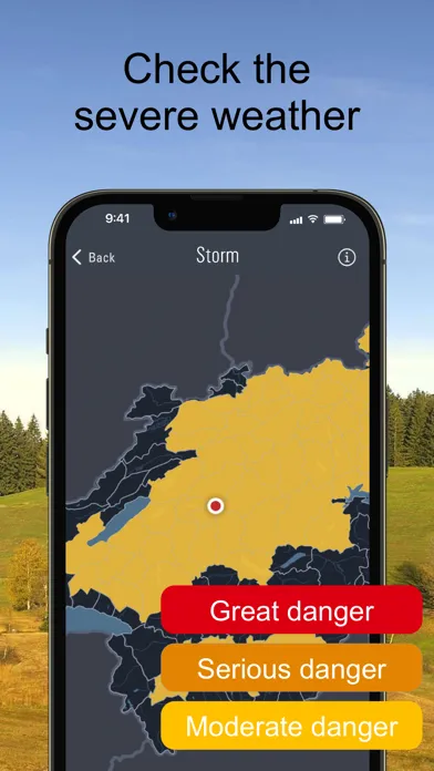 Weather Alarm: Switzerland 스크린샷