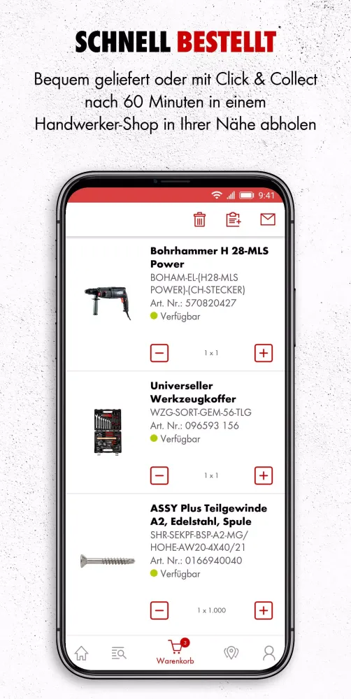 Würth Schweiz應用截圖