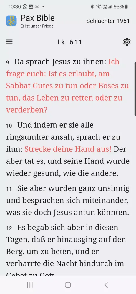Zrzuty ekranu Pax Bible